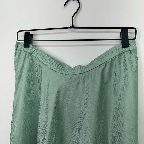 Adrianna Papell Women’s Two Piece Short Sleeve Button Front Silk Cottage Core Se - Picture 14 of 16